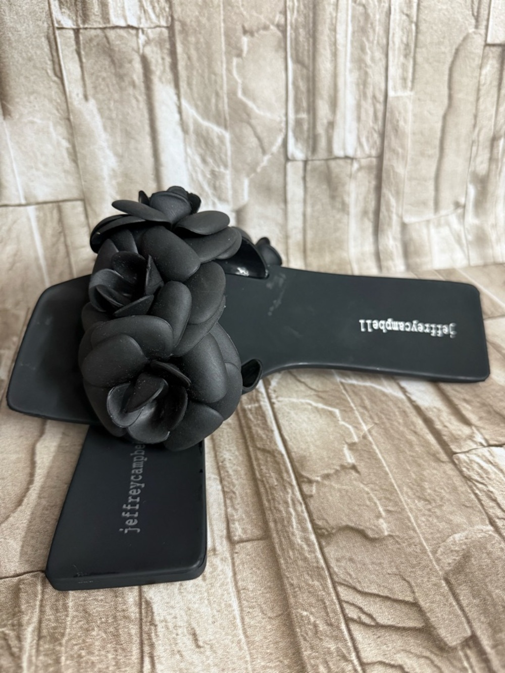 Jeffrey Campbell Floralee Slide Sandal  Sz 7 NEW
